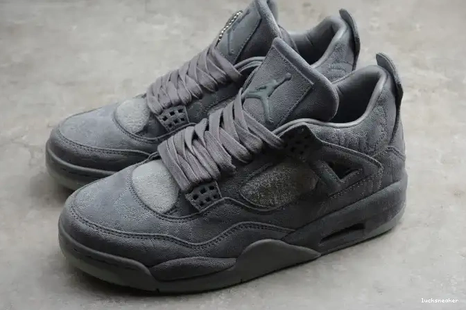 Rep LUCY Jordan x Grey KAWS Air Cool 4 930155-003 0530